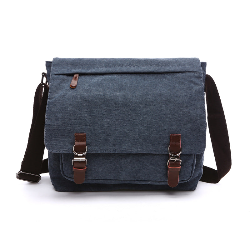 Durable canvas crossbody bag, perfect for travel and work