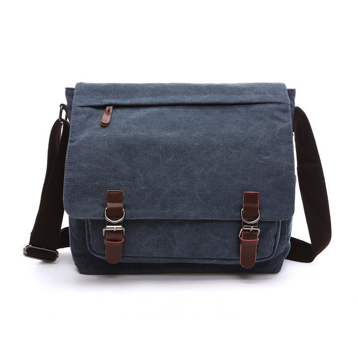 Durable canvas crossbody bag, perfect for travel and work