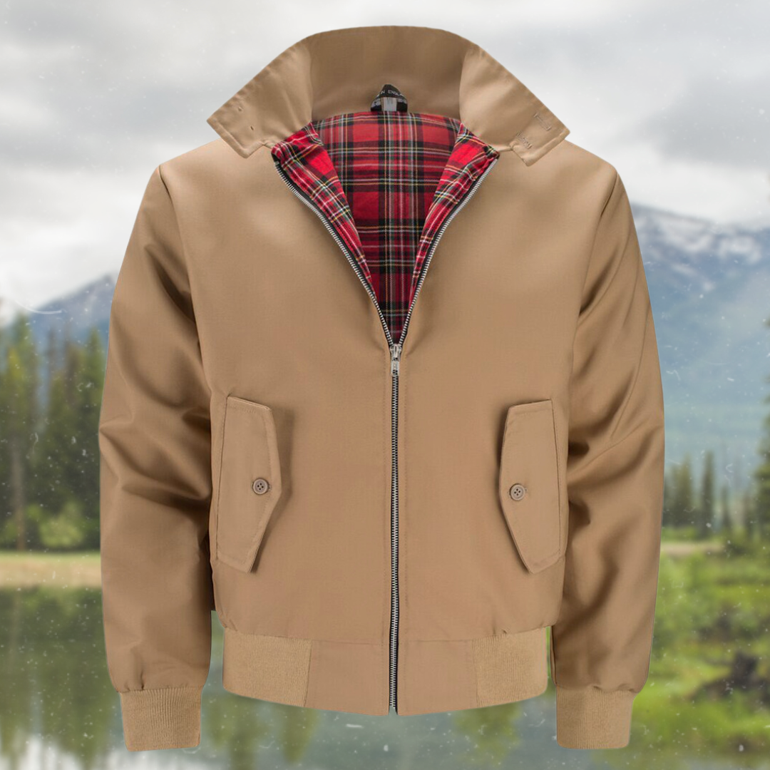 Men's Harrington jacket for smart-casual occasions, everyday jacket