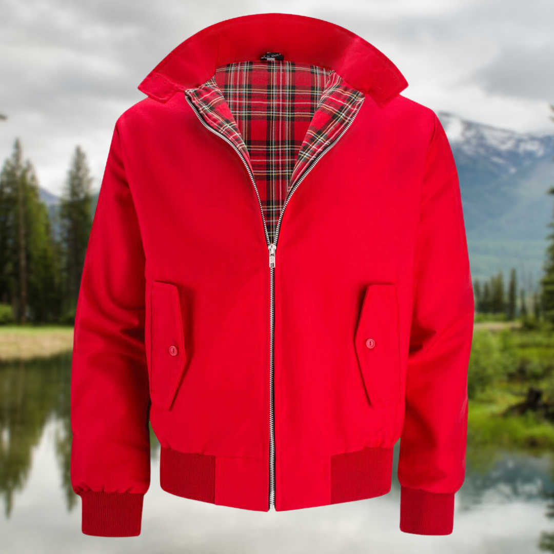 Men's stylish outerwear: Ryder Harrington jacket in black