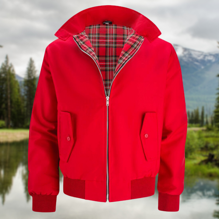 Men's stylish outerwear: Ryder Harrington jacket in black