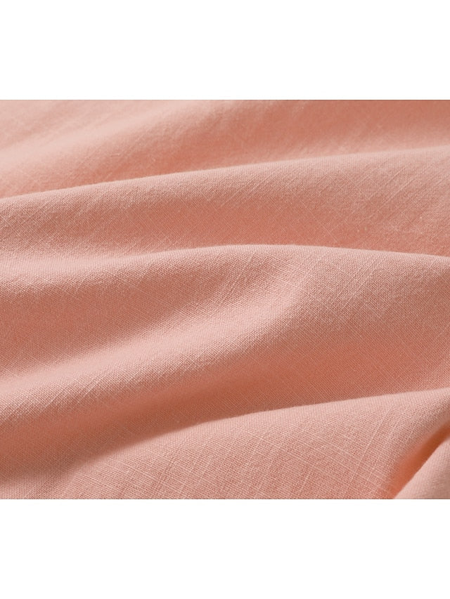 Men's short sleeve, breathable Henley shirt with a stylish collar for summer.