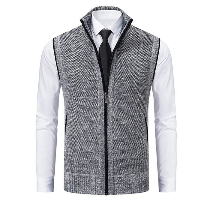 Versatile men's formal waistcoat for business, weddings, or casual layering. Polished & tailored slim fit vest.