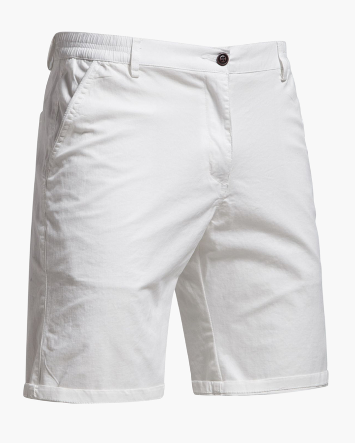 Men's chino shorts with a modern, comfortable fit, suitable for any occasion.