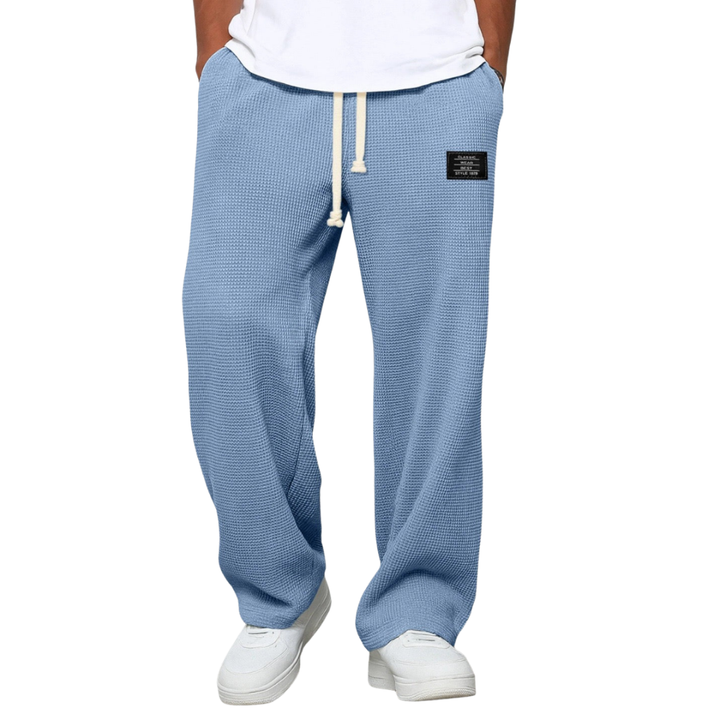 Men's soft jogging pants for ultimate everyday comfort. Relaxed fit, drawstring waist.