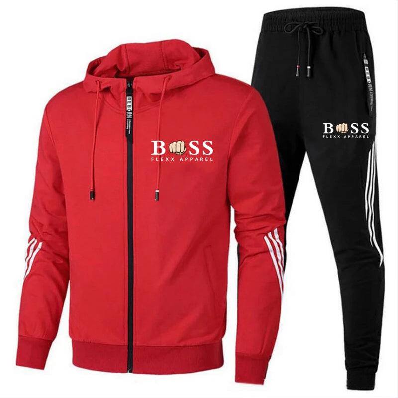 Men's quick-dry training suit: performance top & shorts. Athletic 2-piece gym outfit.