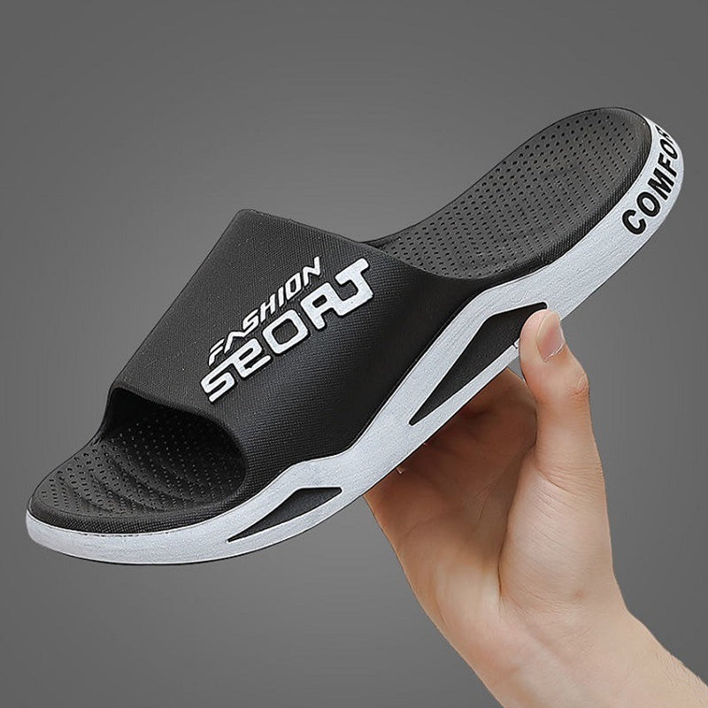 Durable men's outdoor sandals featuring a robust non-slip sole for ultimate grip and stability.