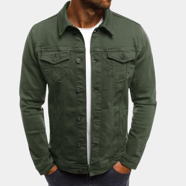 Men's stylish long sleeve button-down shirt, perfect for casual or formal wear.