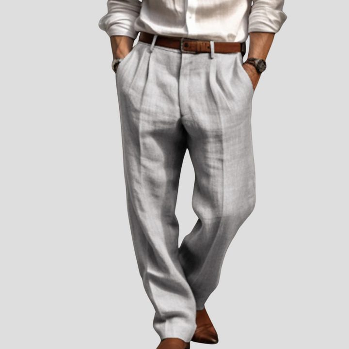 Comfortable straight-leg men's woven pants for everyday wear. Versatile and stylish for men's fashion.