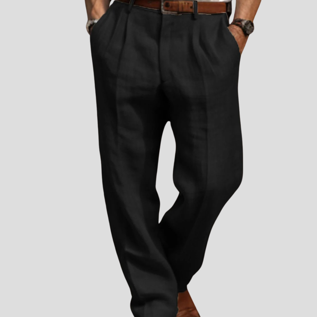 High-quality men's woven trousers with a comfortable fit. Stylish and durable for modern men's fashion.