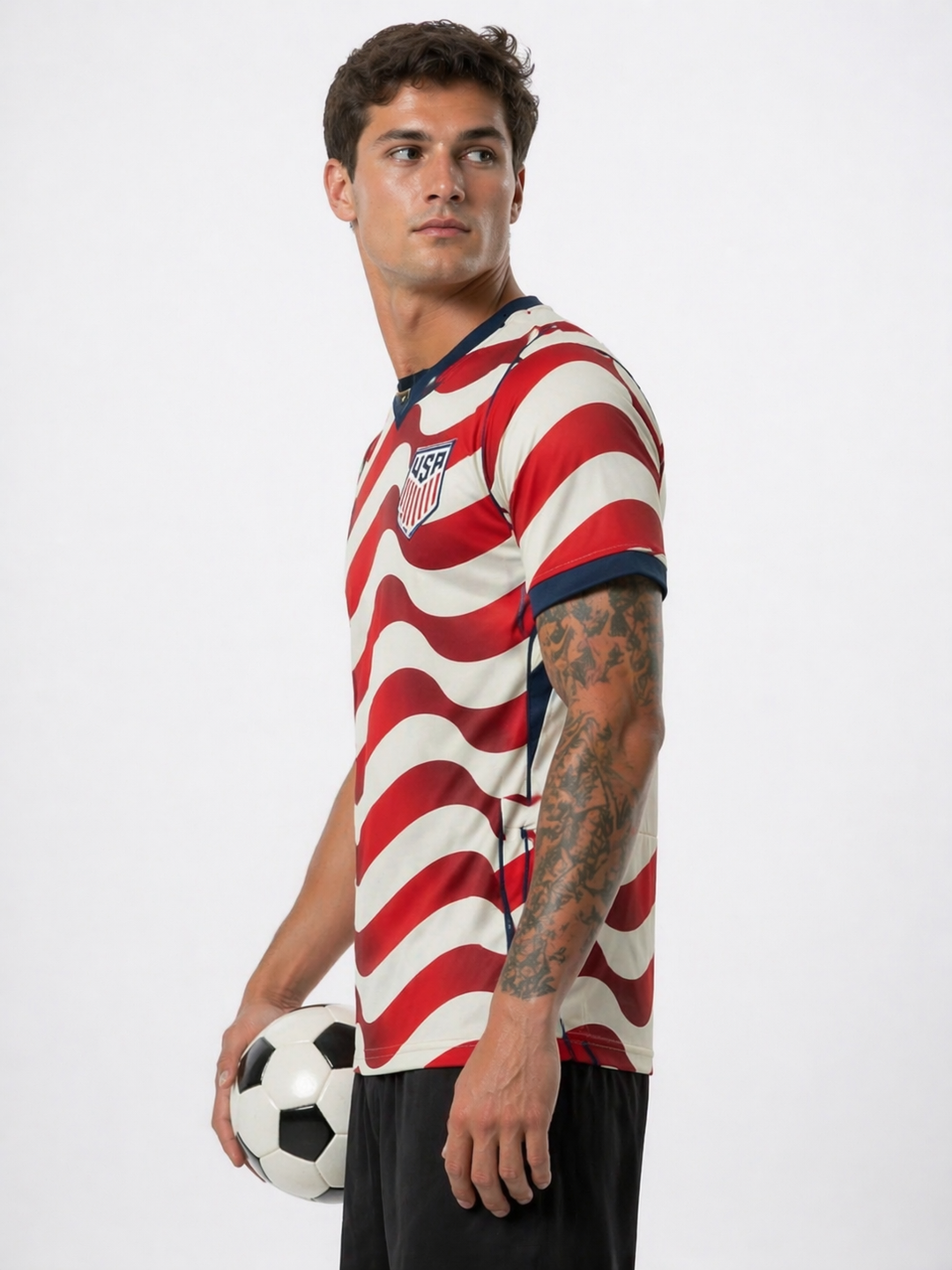Back view of the Men's USA Soccer Jersey 2026 Fan Edition, showing player number and name space