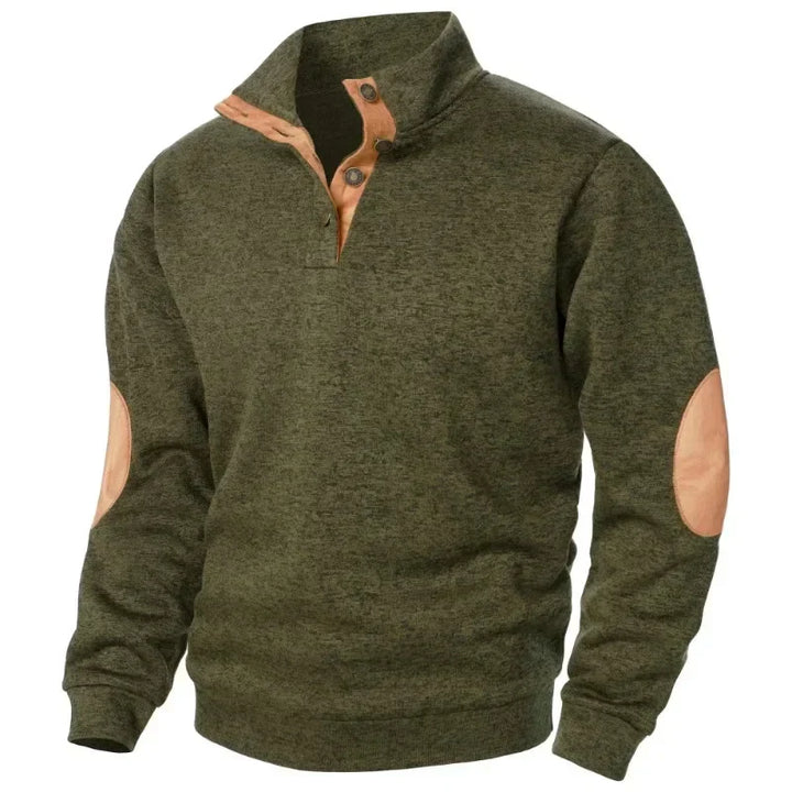 Stylish men's V-neck sweatshirt, a versatile casual top for any occasion.