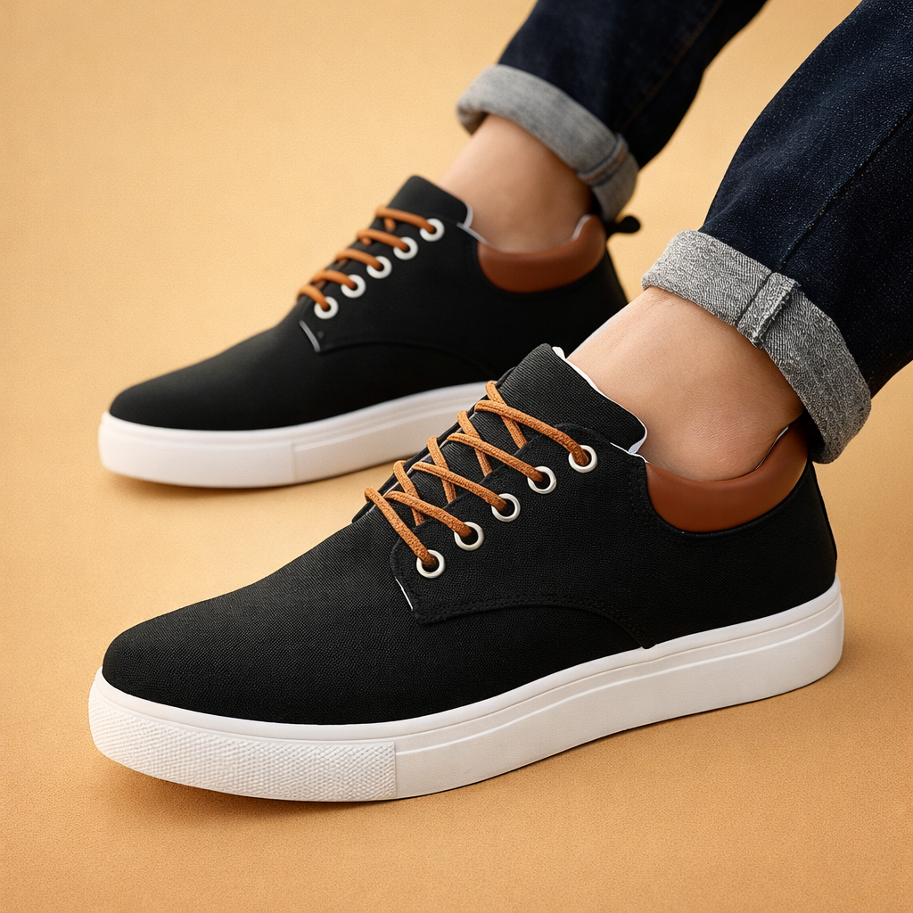 Stylish casual shoes for men, featuring a durable canvas upper.