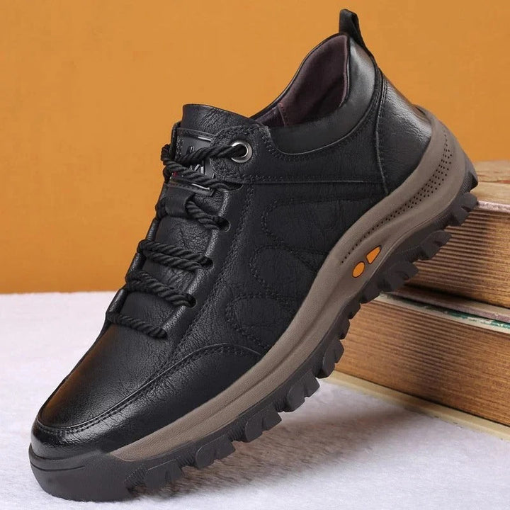 Comfortable men's walking shoes crafted from premium waterproof leather
