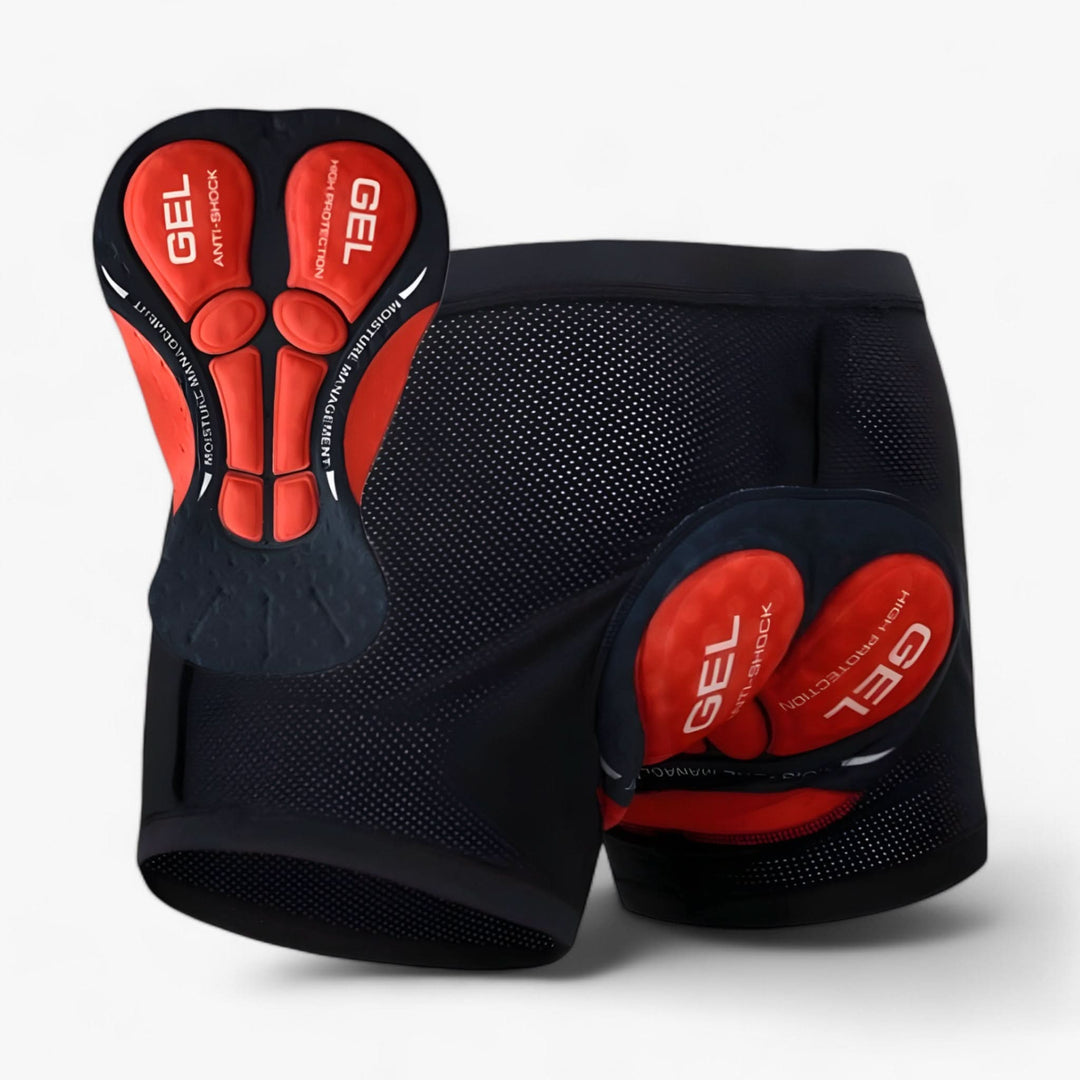 Men's & Women's 5D gel padded motorcycle riding shorts with breathable fabric
