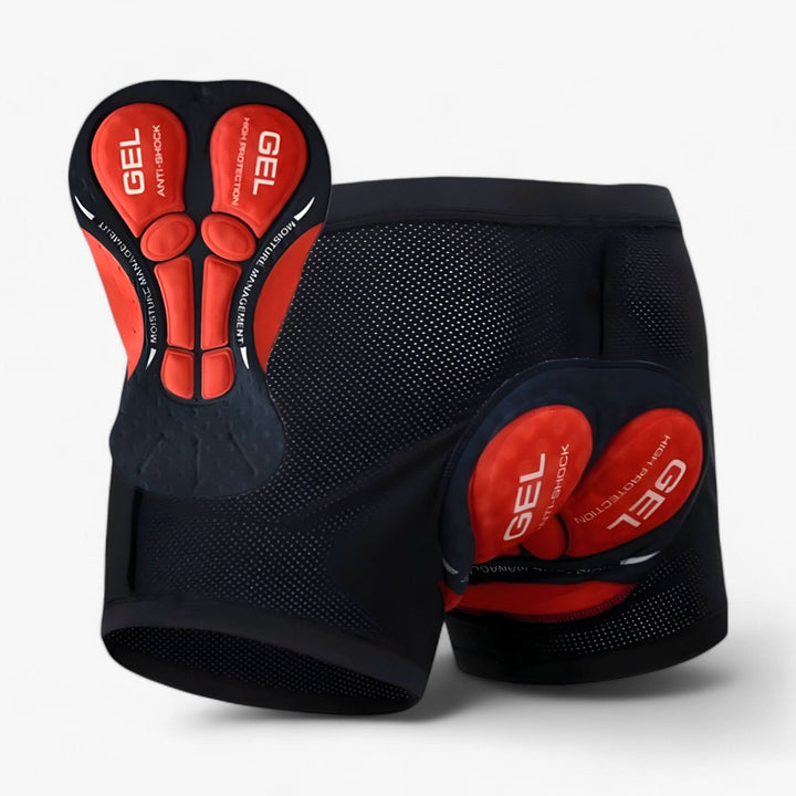 Men's & Women's 5D gel padded motorcycle riding shorts with breathable fabric