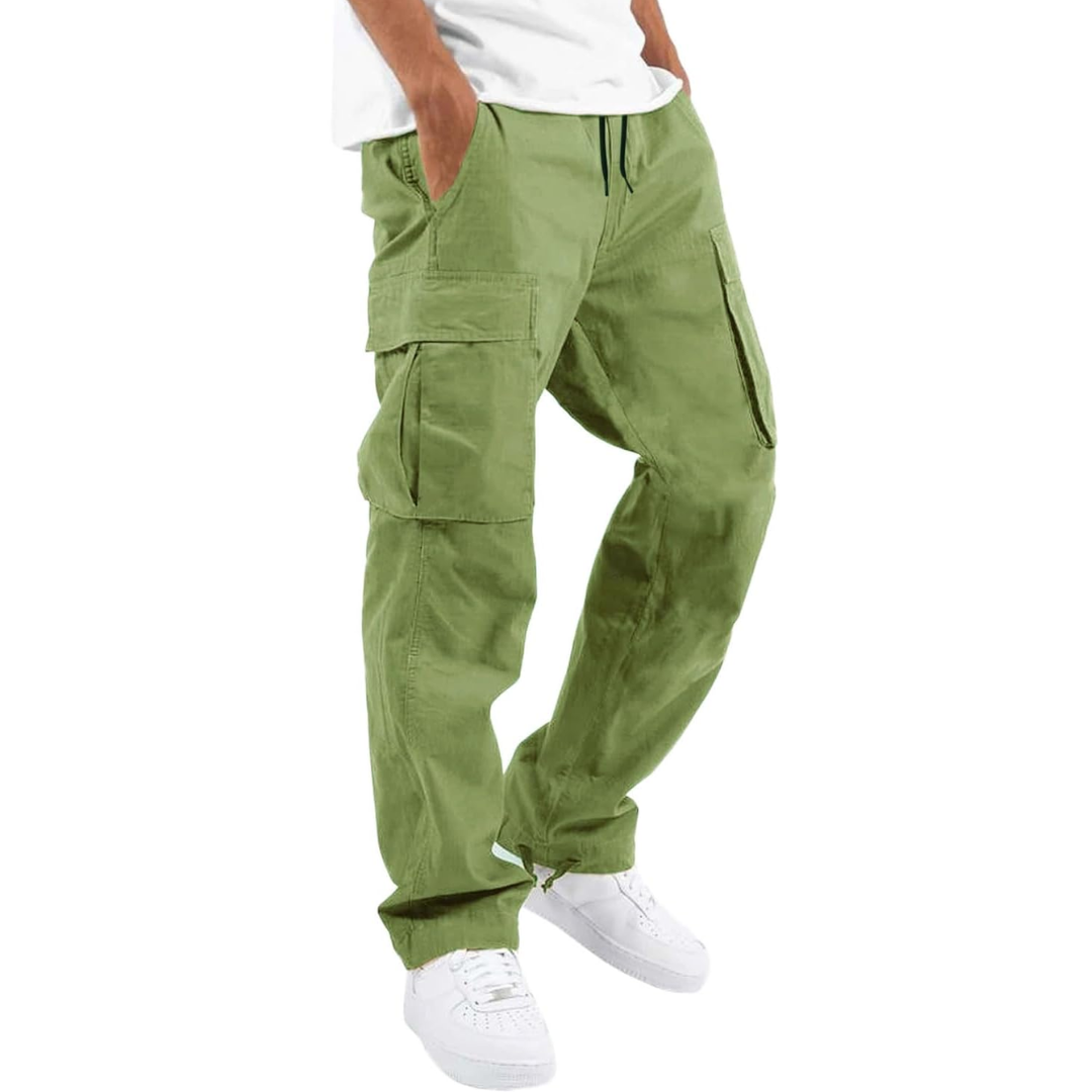 Men's versatile cotton cargo joggers, ideal for active comfort and everyday wear.