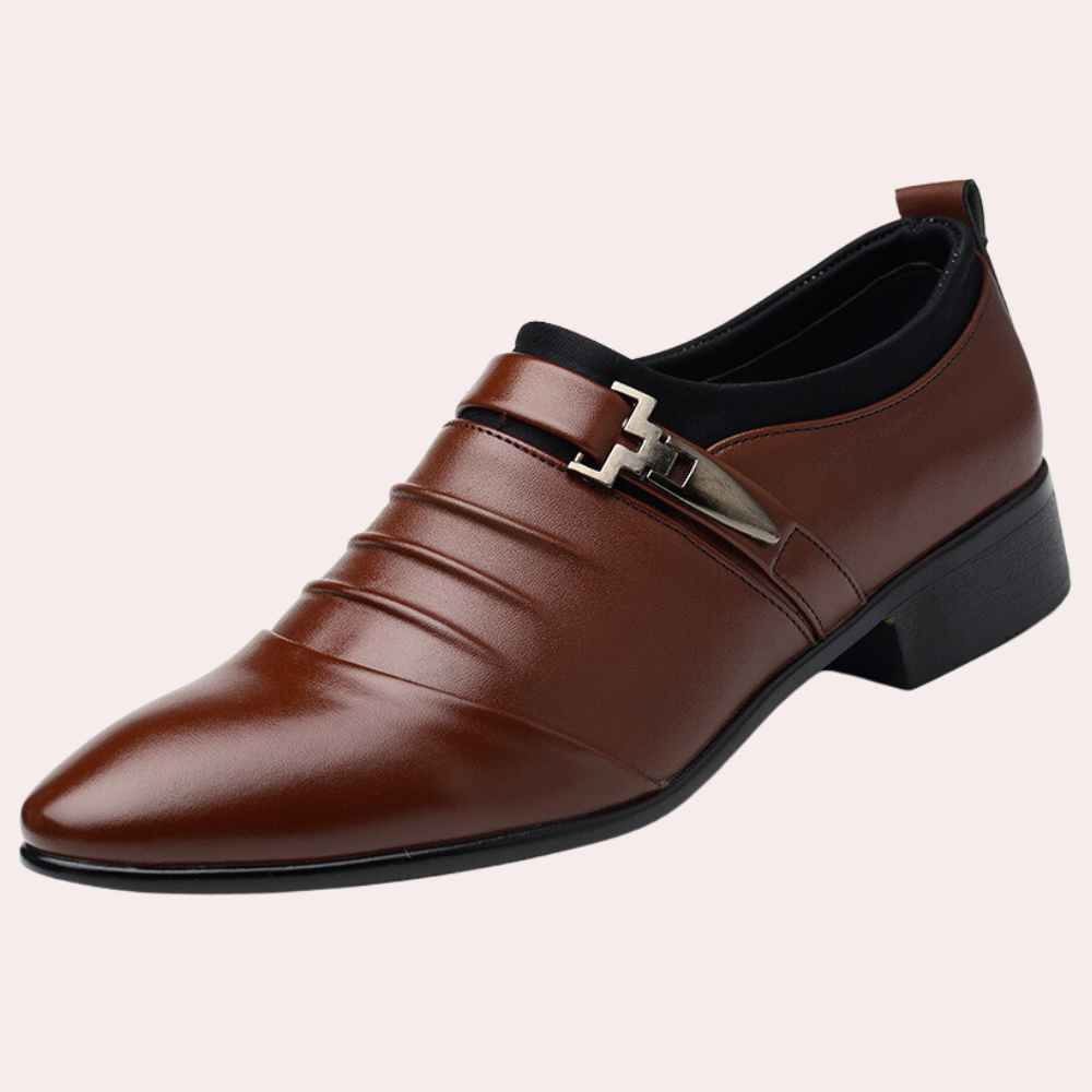 Stylish men's slip-on loafers for easy dressing, offering a classic look for both formal and elegant casual occasions.