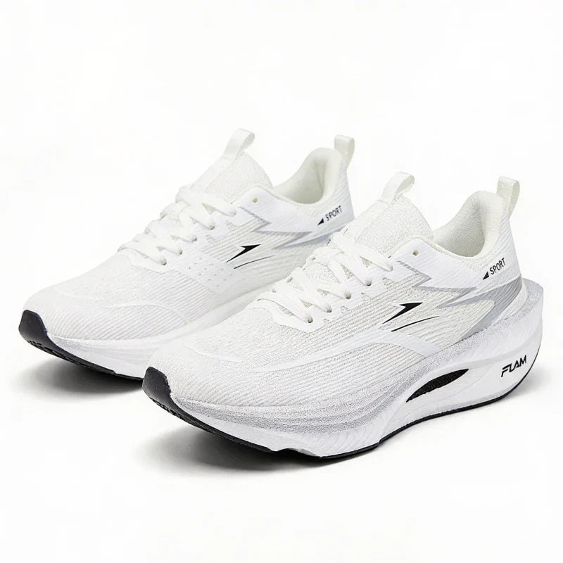 Comfortable men's performance footwear, lace-up running sneakers providing excellent support for active wear.