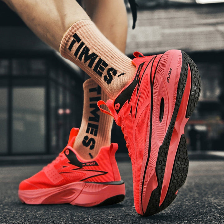 Performance-driven men's running shoes, lace-up design for comfort, support, and versatile training.