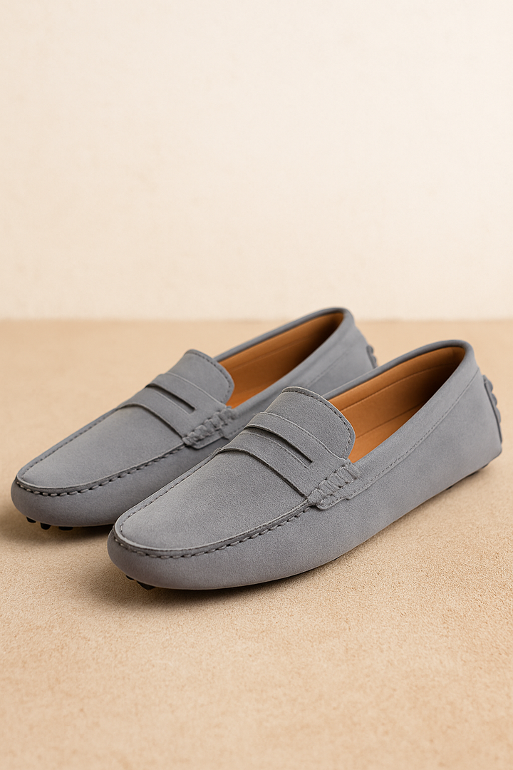 Men's daily wear slip-on loafers. Comfortable driving moccasins for smart casual & office fashion.