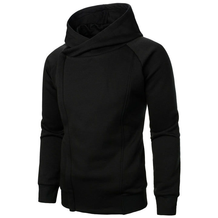 Comfortable men's fashion full-zip hoodie with convenient pockets, suitable for all-season wear.