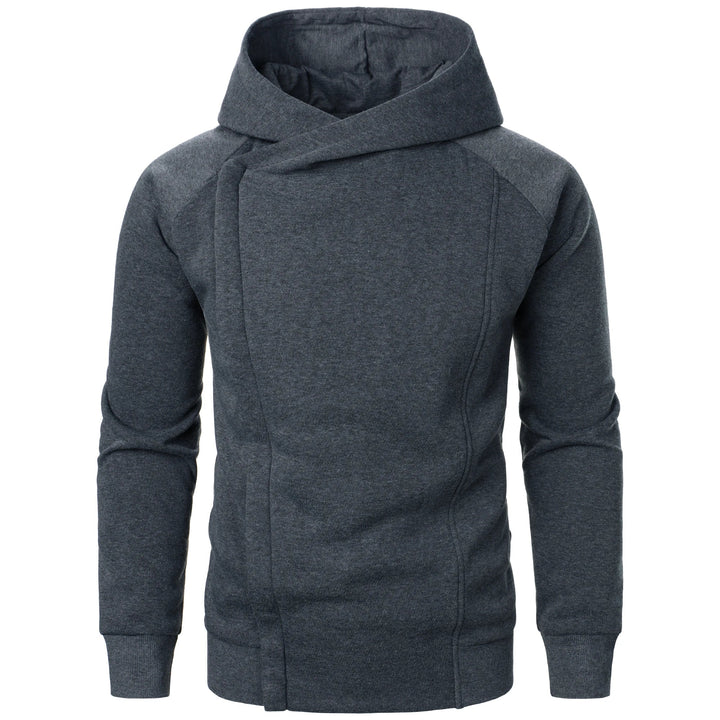 Men's casual full-zip hoodie with pockets, ideal for everyday comfort and layering.