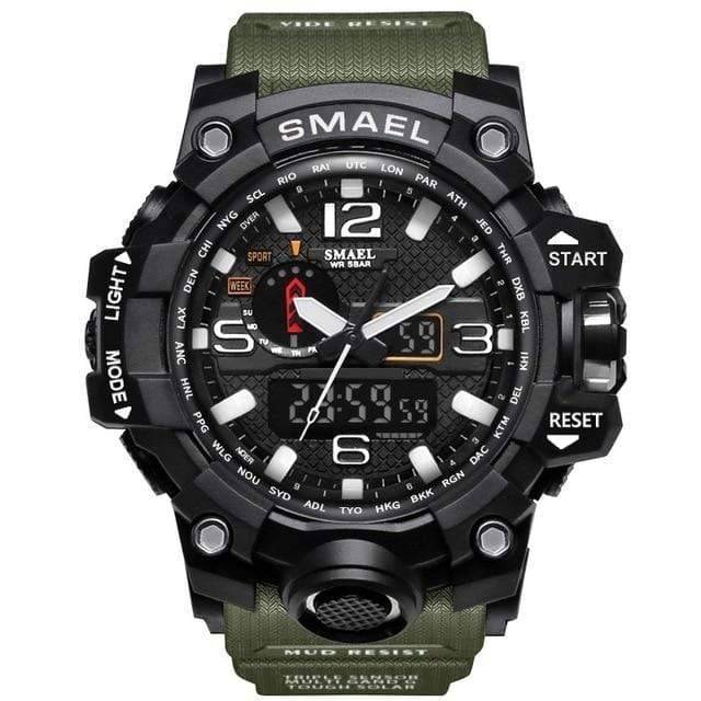 Adventure-ready men's outdoor watch, tough and water resistant.