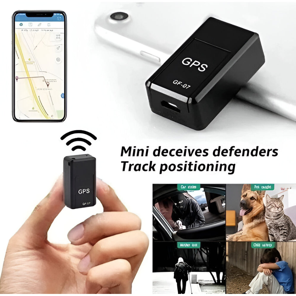 Mini GPS device offering real-time tracking for cars, trucks, and valuable assets.