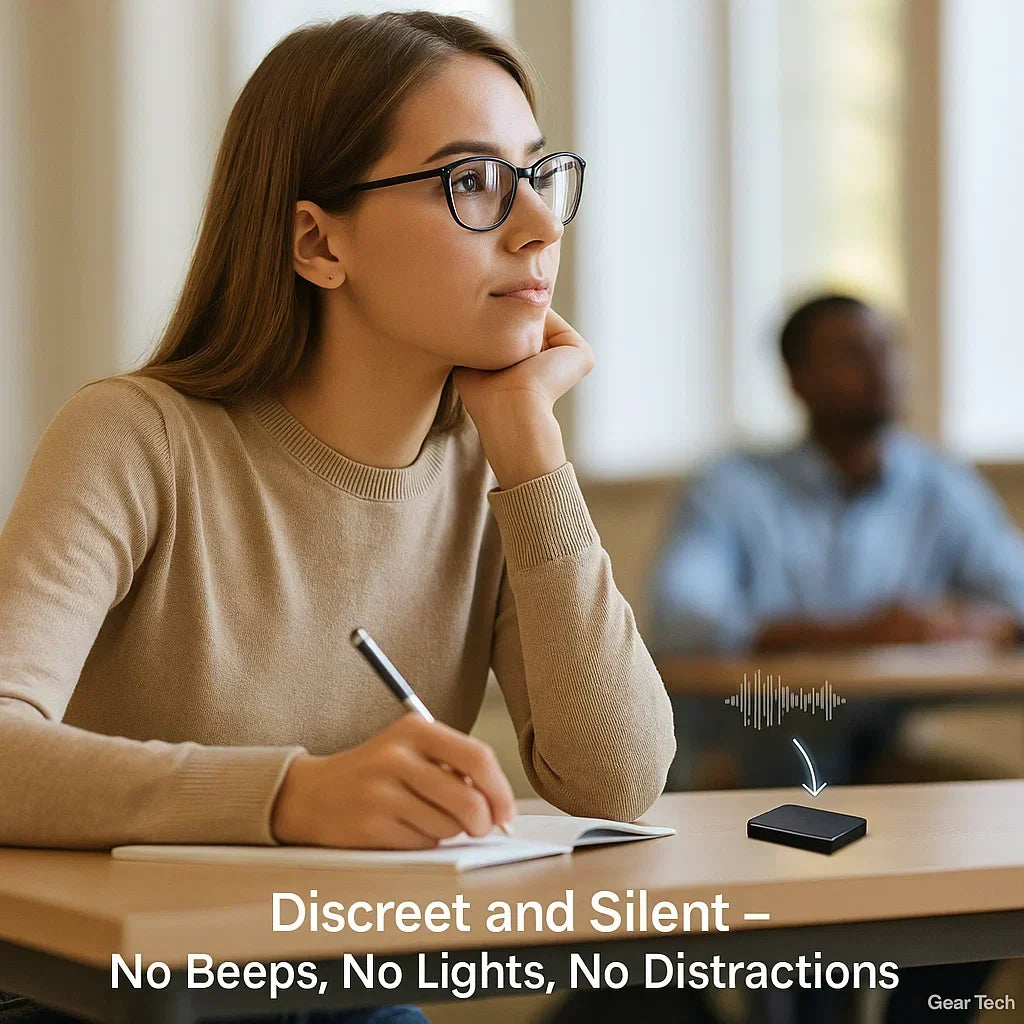 Small voice activated recorder, ideal for discreet audio capture in lectures & meetings.