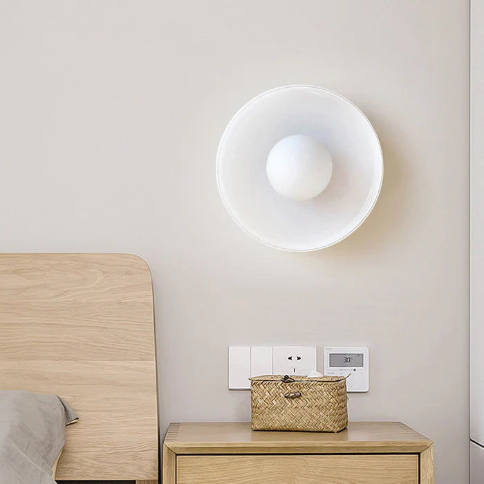 Elegant minimalist flush mount light, offering soft illumination for contemporary spaces.
