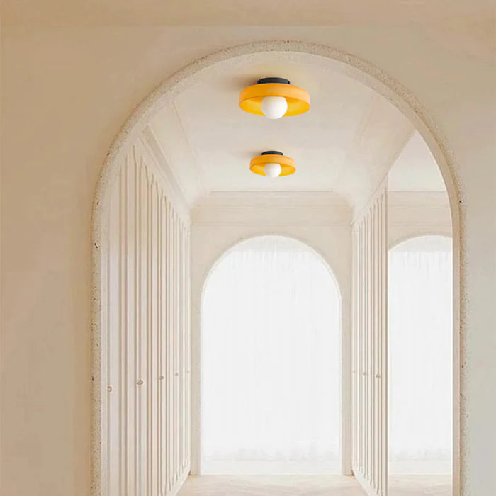 Stylish minimal flush mount ceiling light, modern and elegant for any room's decor.