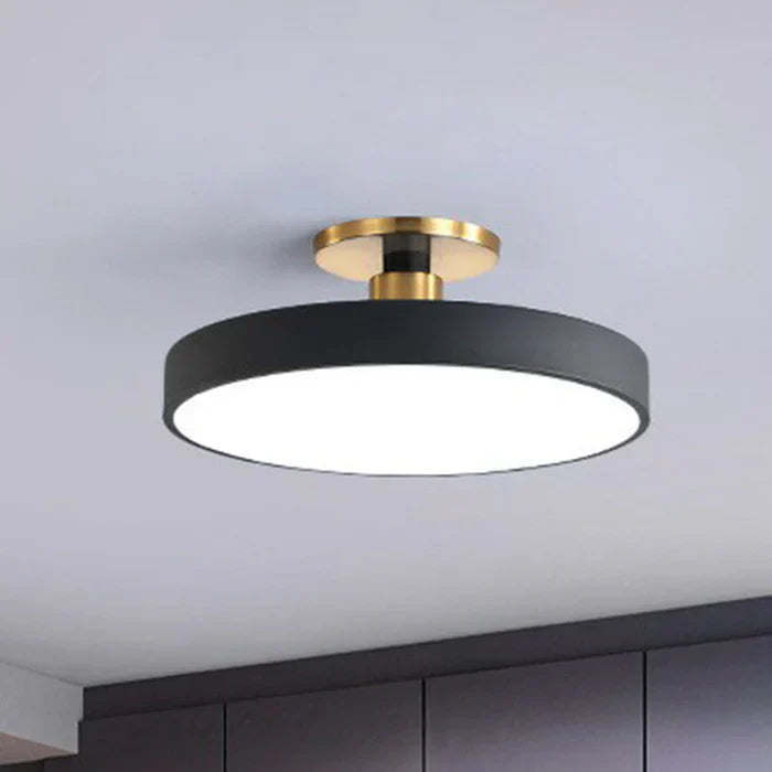 Minimalist Scandinavian LED ceiling light for modern homes