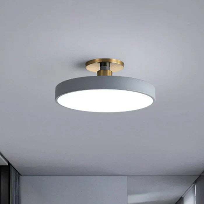 Contemporary bedroom ceiling light with clean lines