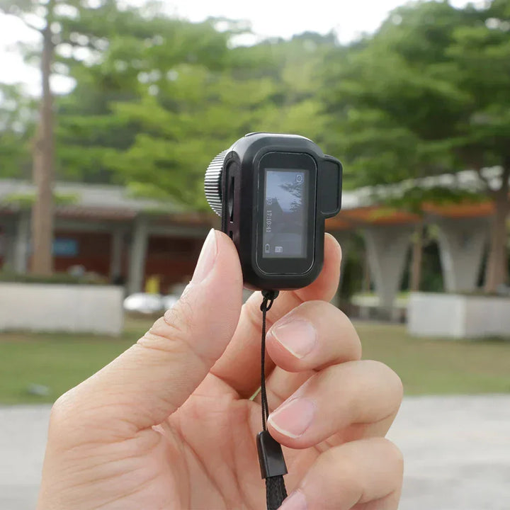 MemoraPro ultra-compact HD mini camera, portable high-resolution video recorder for discreet capture.