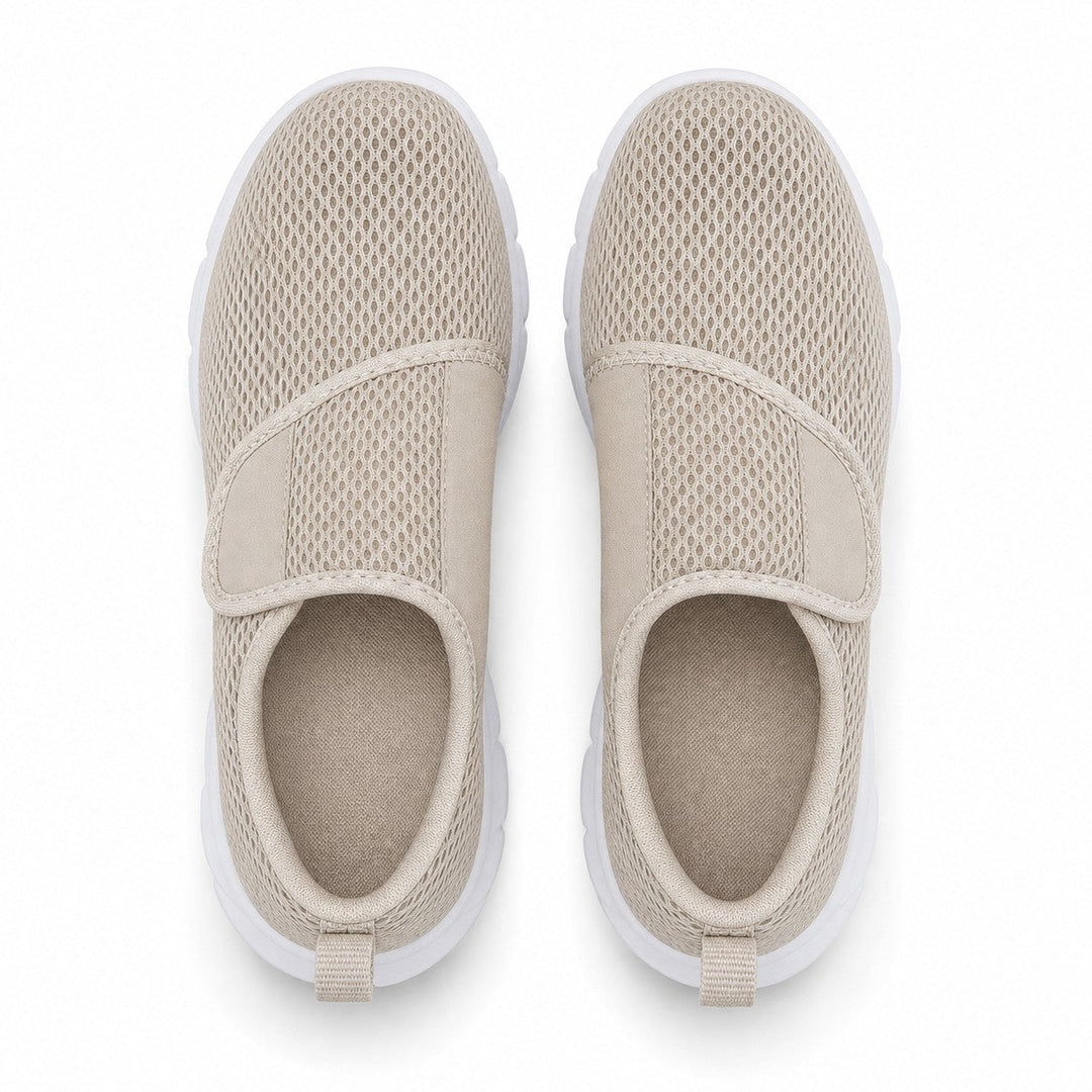 Durable wide fit slip-on walking shoes for women, ideal for various activities.