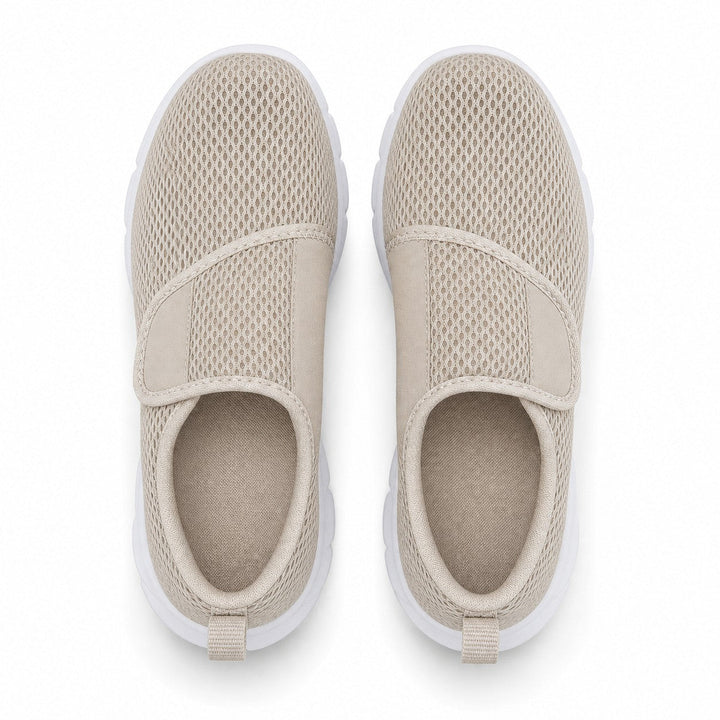Durable wide fit slip-on walking shoes for women, ideal for various activities.