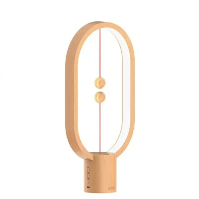 Modern Balance Table Lamp with unique floating switch, perfect LED desk lighting.