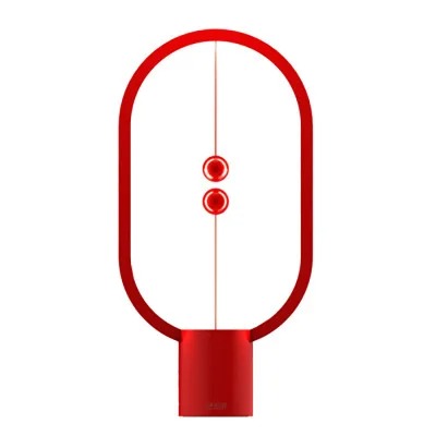 Contemporary desk lamp featuring a distinctive floating switch, energy-efficient LED lighting.