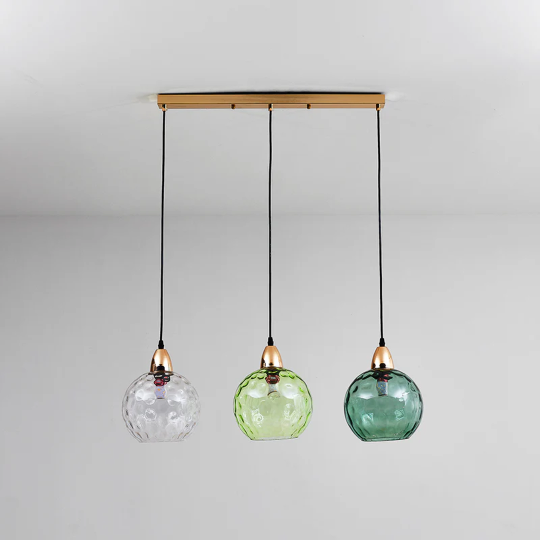 Modern 3-lamp cluster pendant light, a stylish home lighting fixture for living rooms.