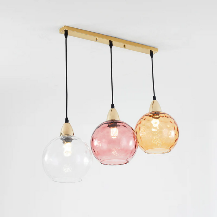 Home decor 3-lamp cluster pendant, modern LED lighting for any room.