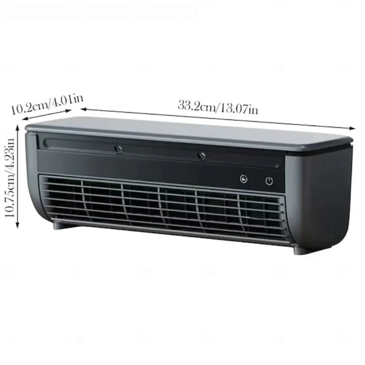 Modern white compact wall cooler, USB powered for flexible, efficient cooling in any room or office.