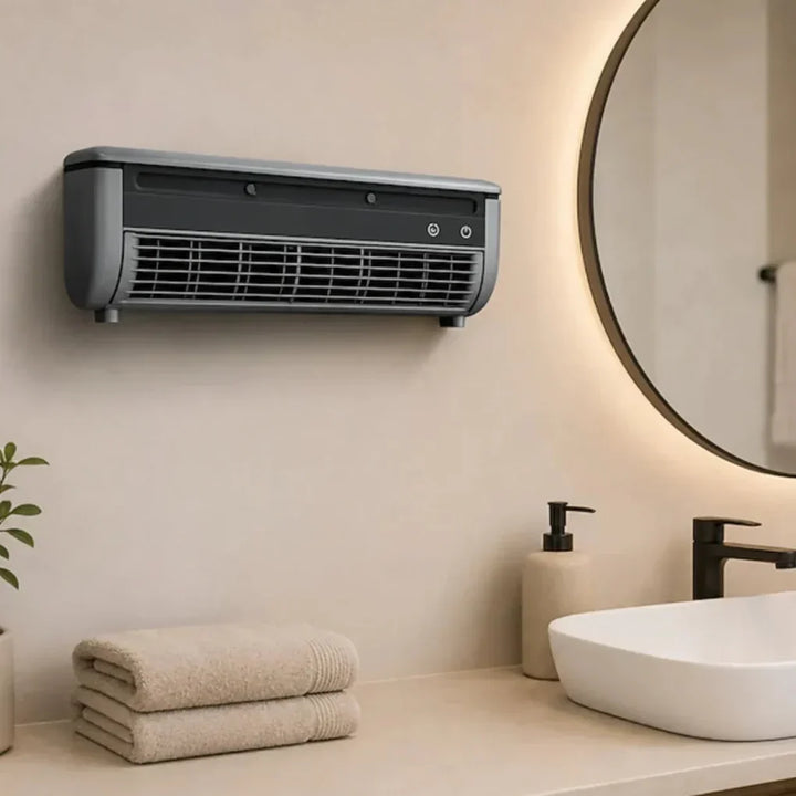 Efficient compact wall air conditioner, delivering powerful room cooling & precise climate control for comfort.
