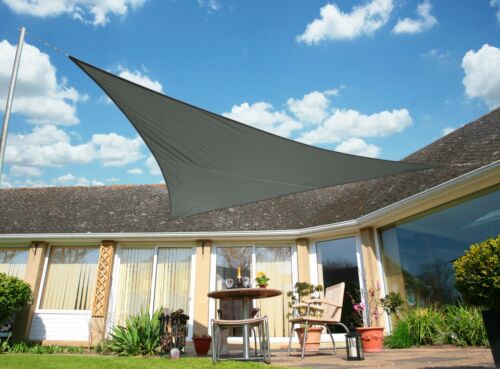 Modern balcony shade sail cover. Versatile outdoor canopy for UV protection and comfortable sun shading.