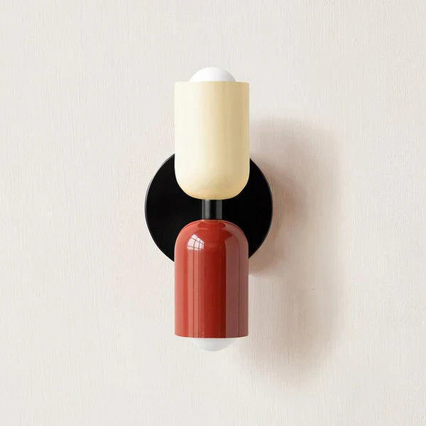 Double LED wall lamp with a sleek design, suitable for modern residential interiors.