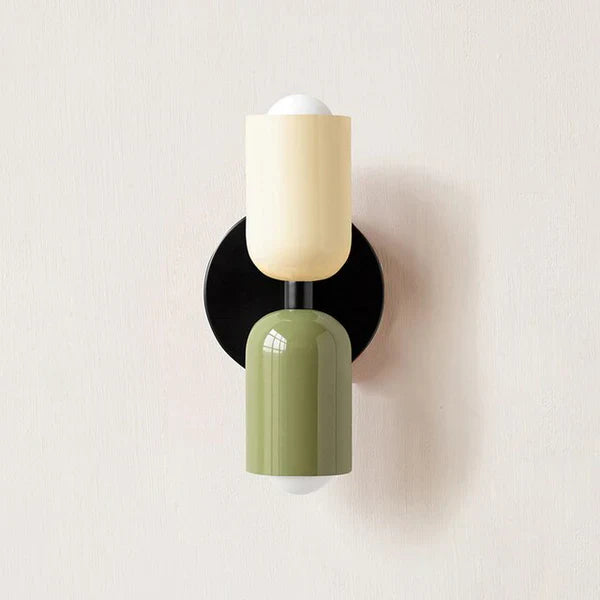 Energy-saving LED wall light, offering adjustable illumination for reading or mood.