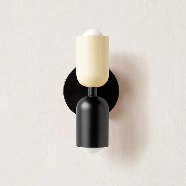 Chic modern wall lamp, providing up and down LED lighting for a dramatic effect.