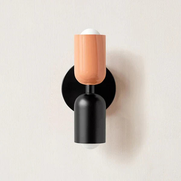 Innovative DualGlow LED lighting, a versatile wall fixture for contemporary homes.
