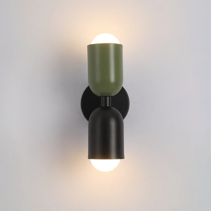 Vibrant Colorwave LED wall lamp, double-sided design, offering colorful and modern ambient lighting.