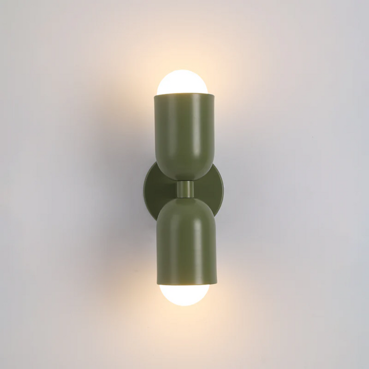 Contemporary Colorwave LED wall lamp, double-sided, for vibrant ambient and accent indoor lighting.